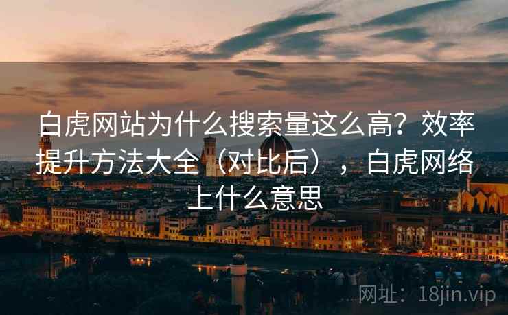 白虎网站为什么搜索量这么高？效率提升方法大全（对比后），白虎网络上什么意思