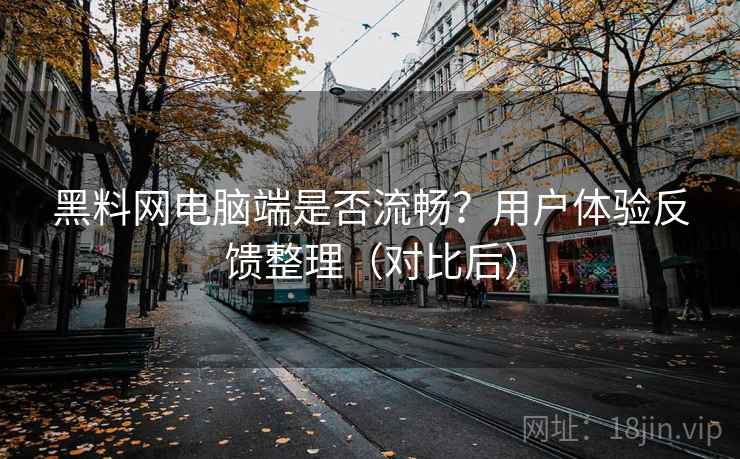 黑料网电脑端是否流畅？用户体验反馈整理（对比后）