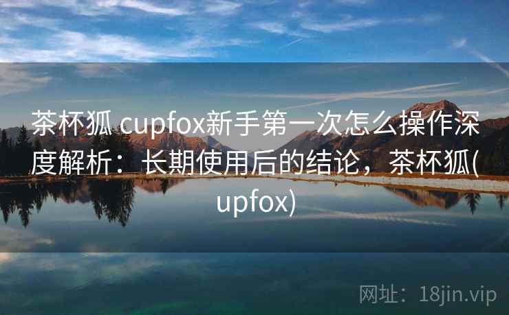 茶杯狐 cupfox新手第一次怎么操作深度解析：长期使用后的结论，茶杯狐(upfox)
